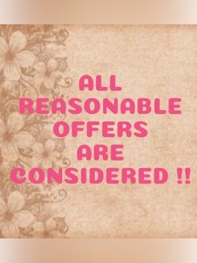 Make Me A Reasonable Offer - I might just ACCEPT !!